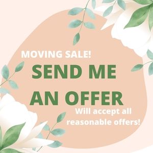 SEND AN OFFER ON ANY ITEM!